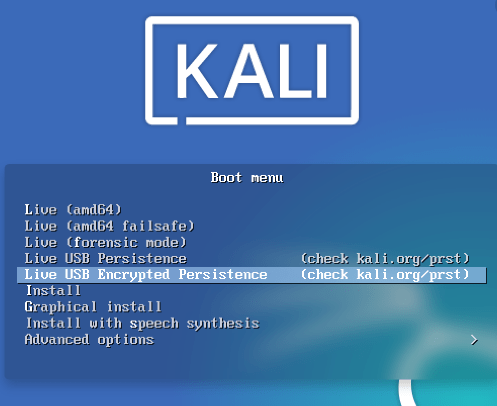 Kali Linux Live