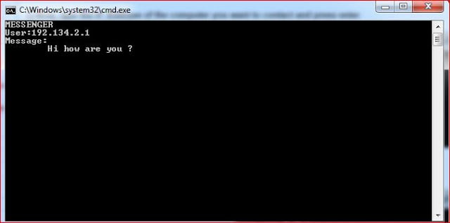 How to Chat With Your Friend Through Command Prompt?