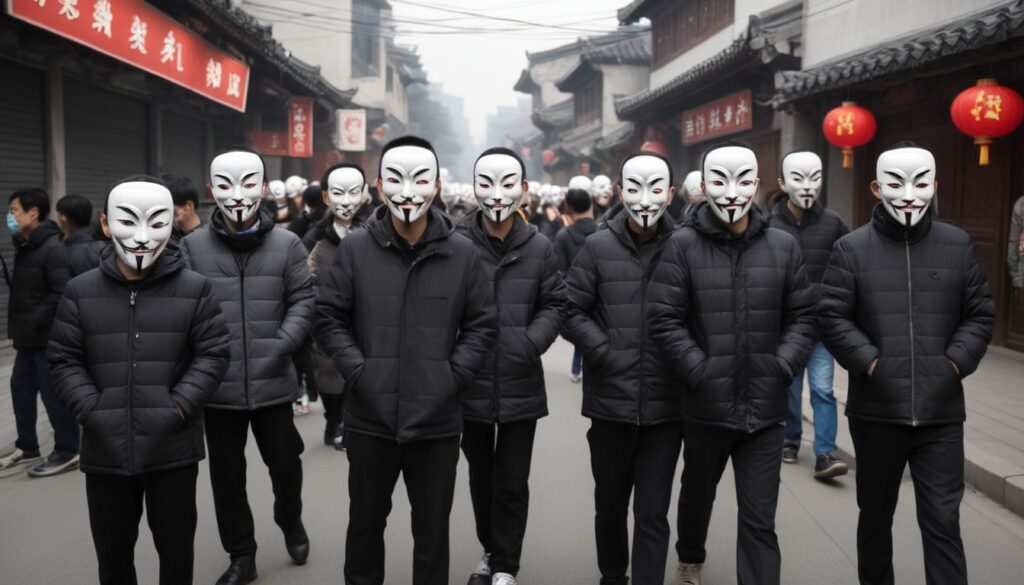 What does Anonymous work for?