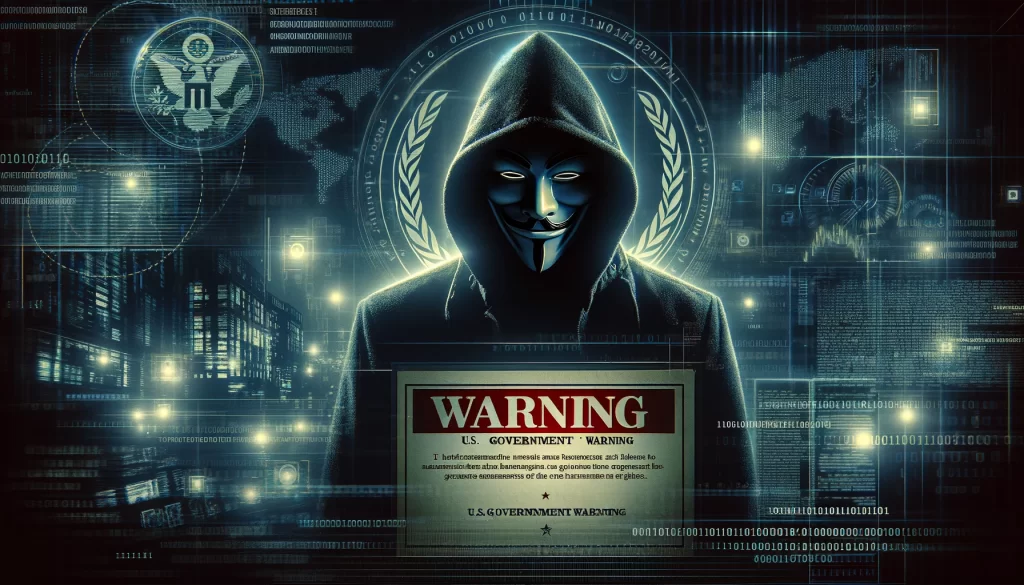 U.S. Warns on Hacking Group Anonymous
