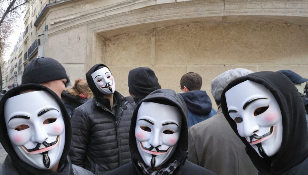 Who was the leader of Anonymous?