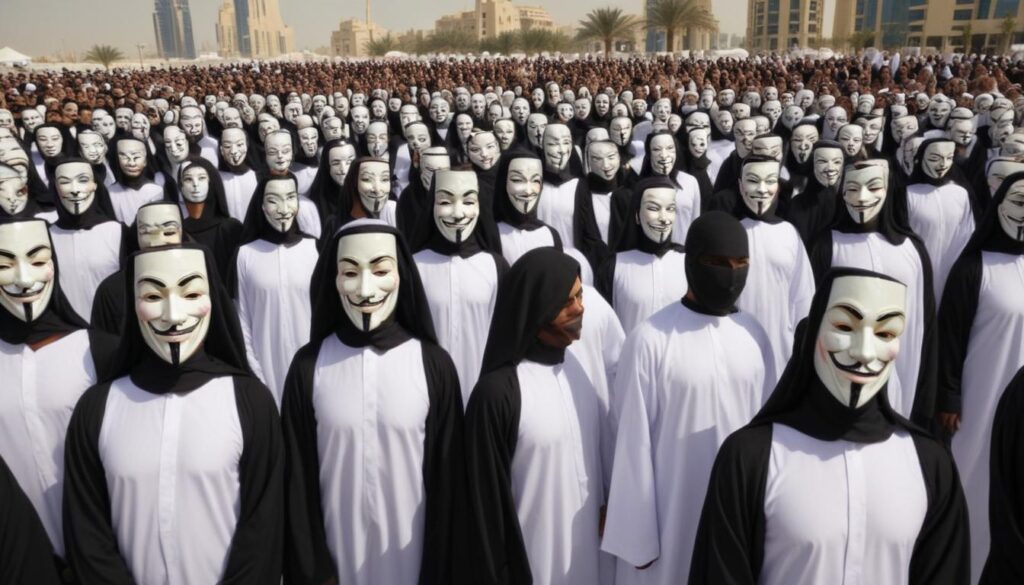 How Does the Anonymous Group Maintain Anonymity?