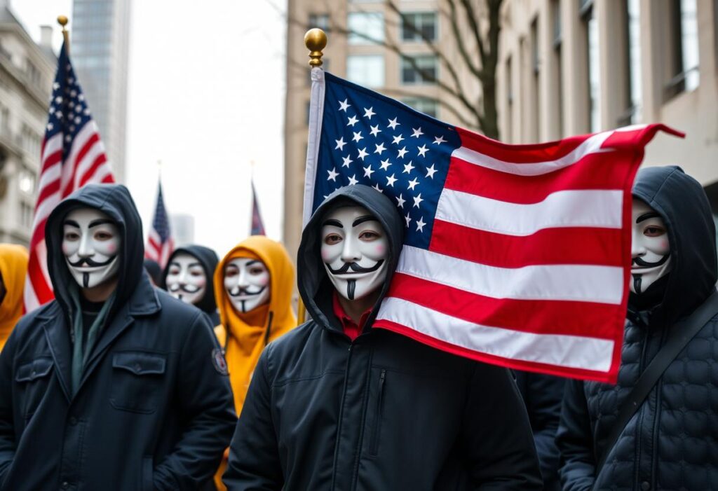 Is the famous “Anonymous” hacking group related to the Republican?