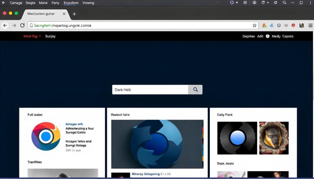 Which browser is used for dark web?