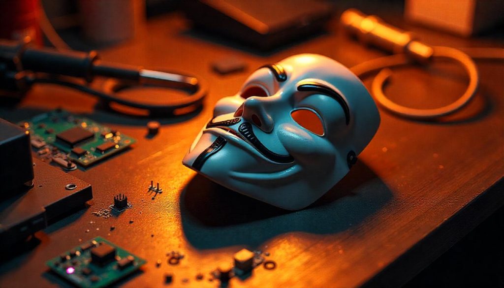 Why does Anonymous wear a mask?