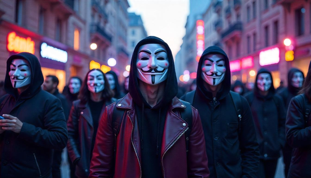 How does Anonymous communicate internally?