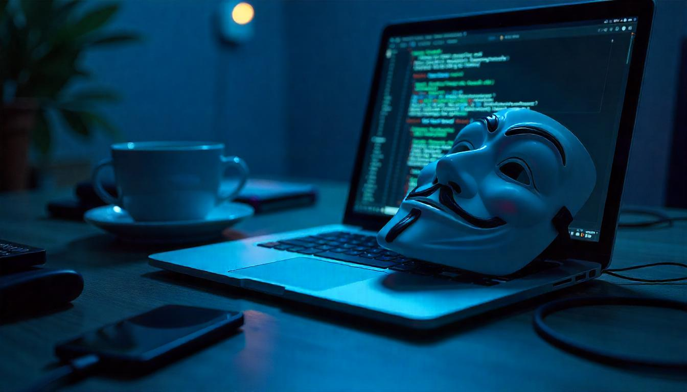 How does Anonymous communicate secretly?
