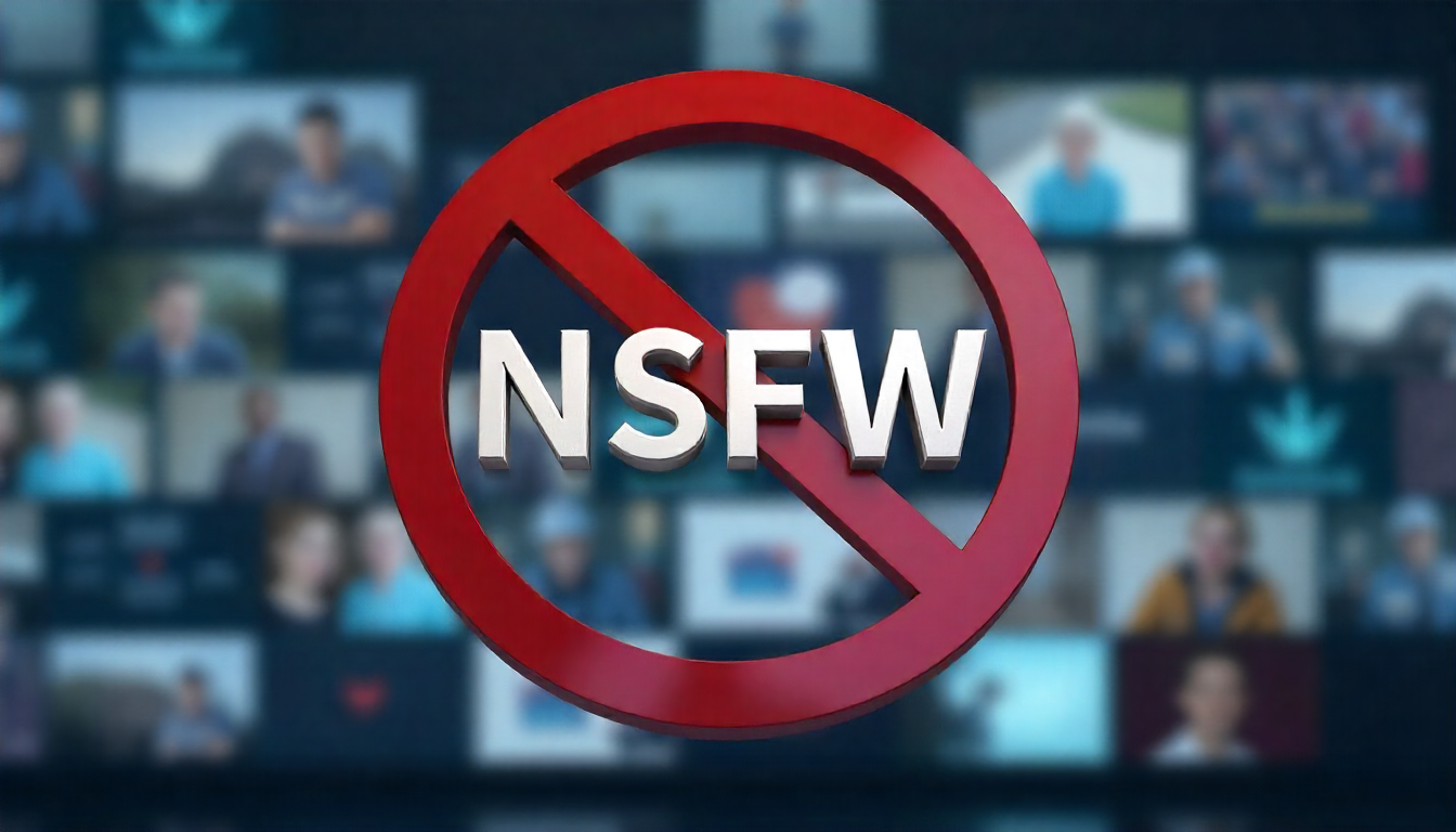 What does “not safe for work” (NSFW) mean?