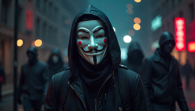 How are new factions like Anonymous VNLBN shaping their image in 2025