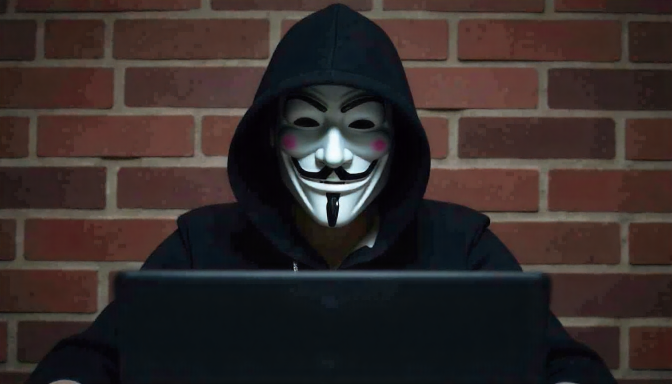 How does Anonymous claim responsibility for hacks?