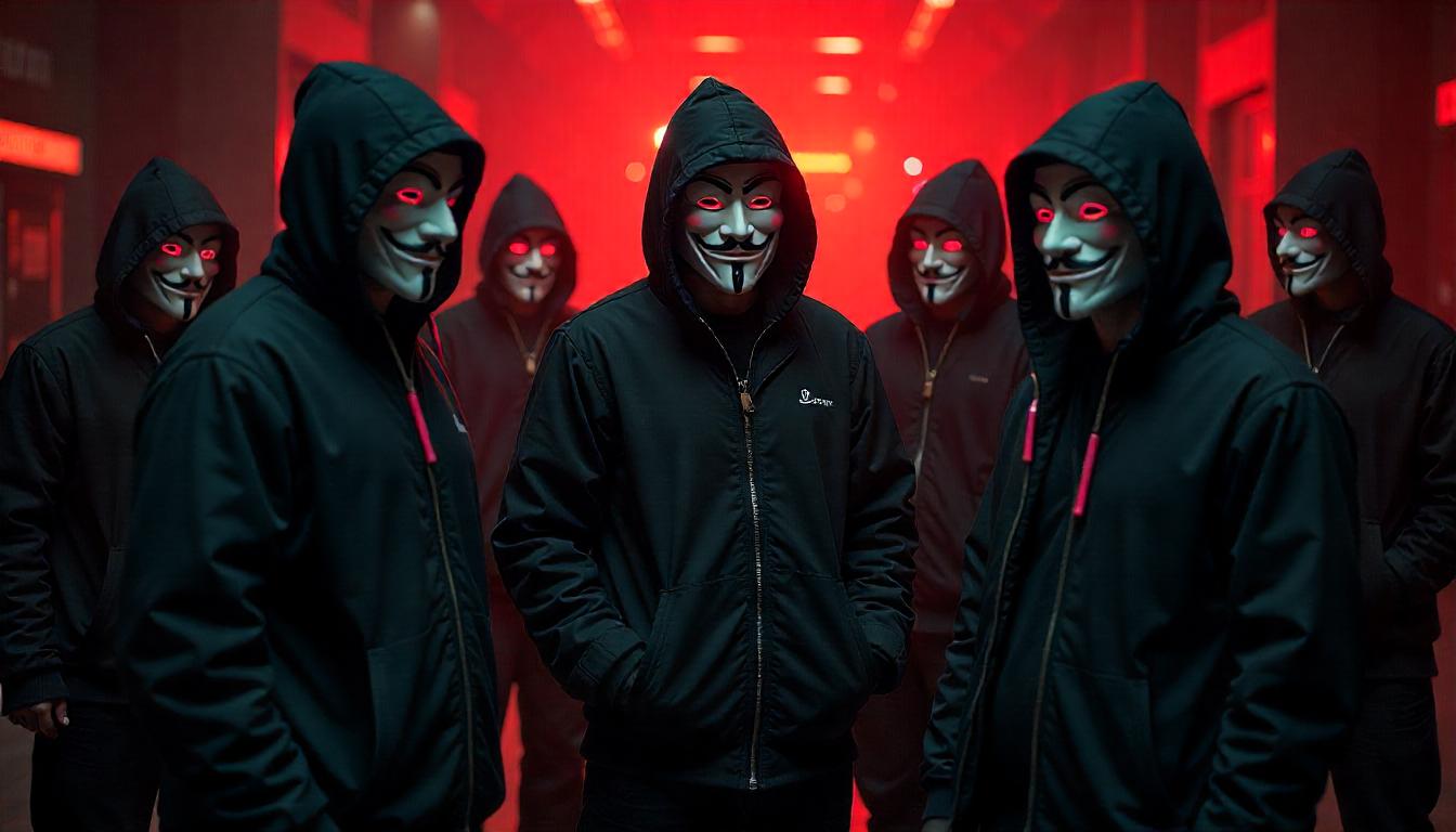 How often does Anonymous collaborate with other hacktivist groups?