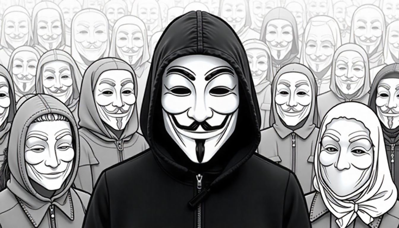 Why do Anonymous members value anonymity and secrecy?