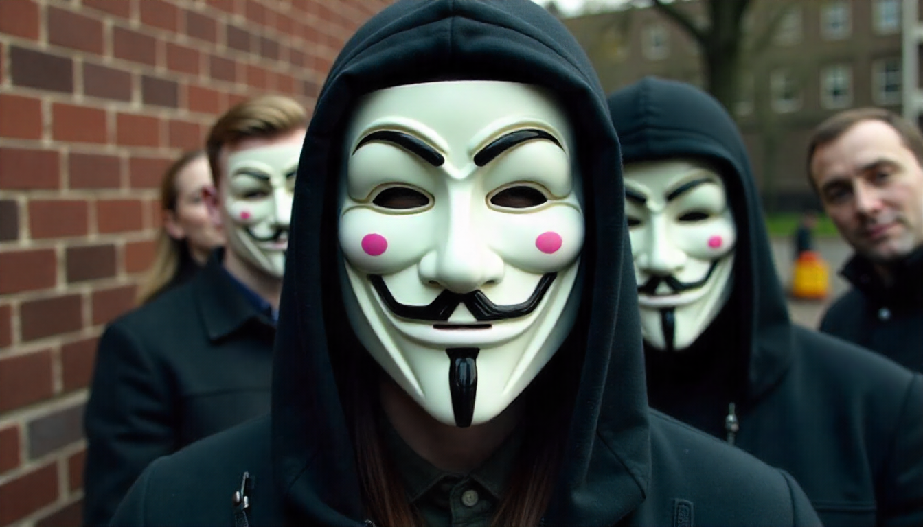 Why do some view Anonymous as activists, others as criminals?

