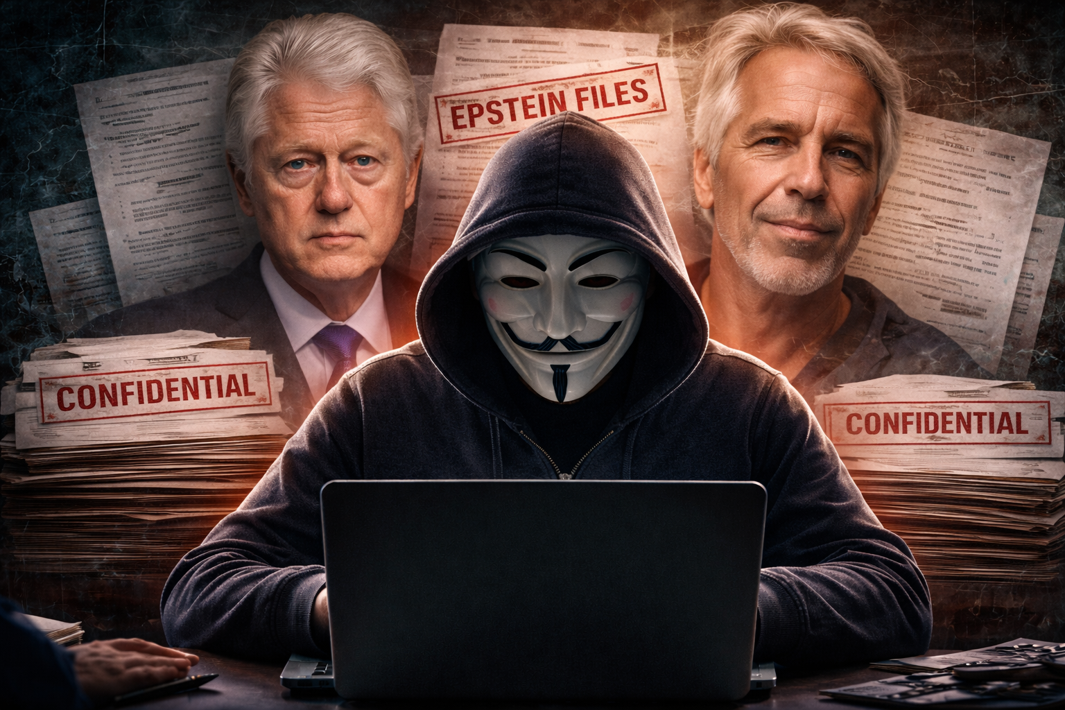 Anonymous Reacts to Epstein Records: Online Debate Surrounding Bill Clinton Explained