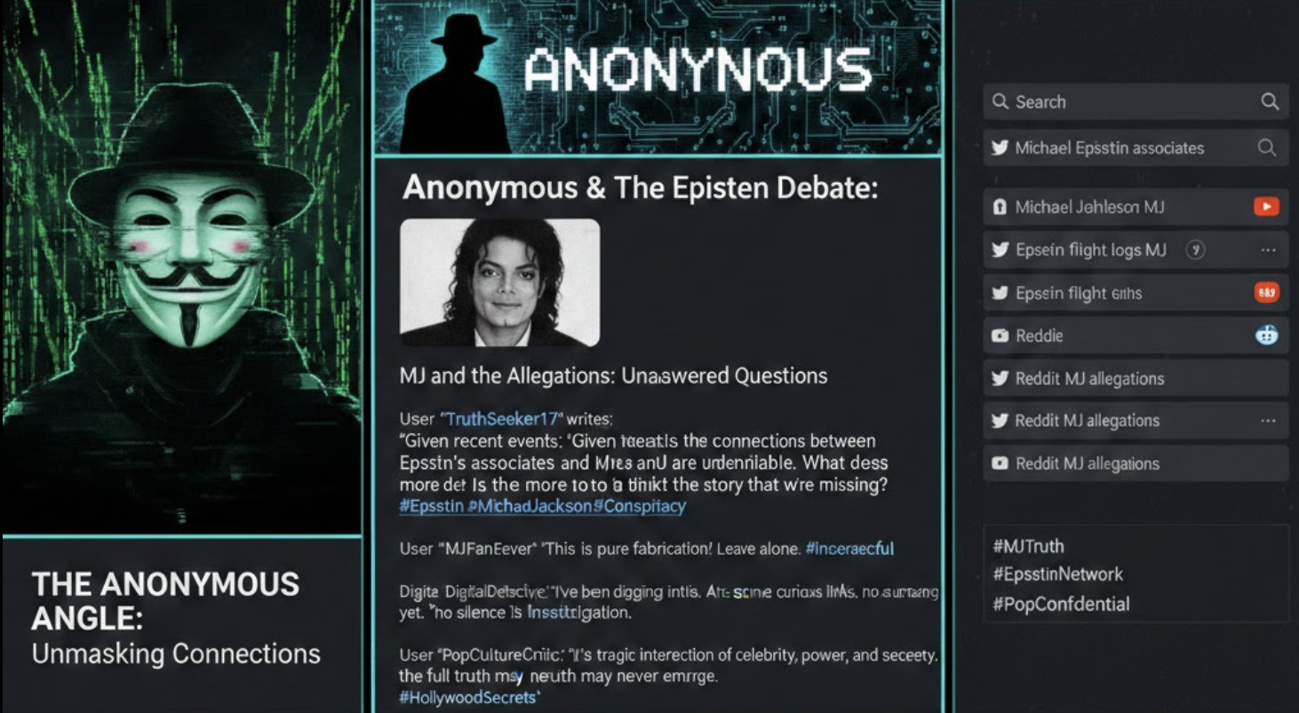 Anonymous and the Epstein Debate: The Online Conversation Surrounding Michael Jackson