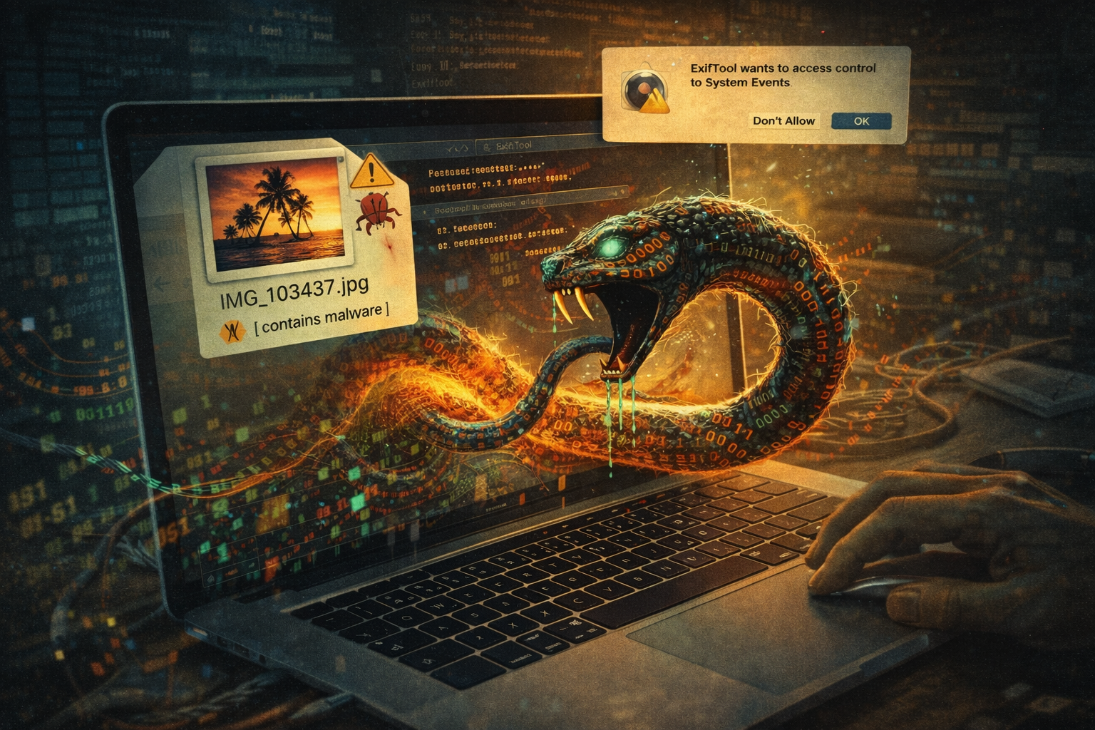 The ExifTool vulnerability: how an image can infect macOS systems