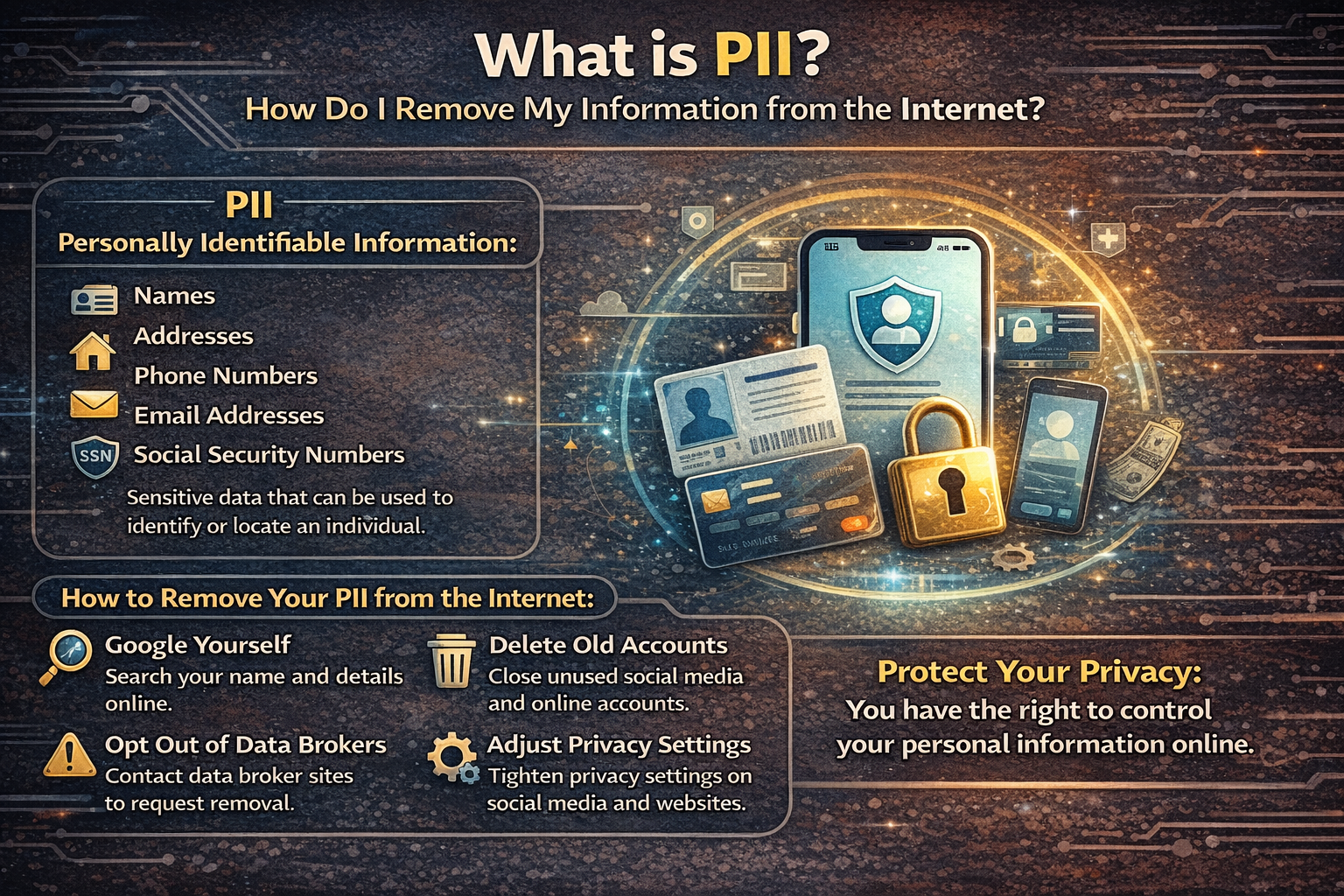 What is PII? How do I remove my information from the internet?