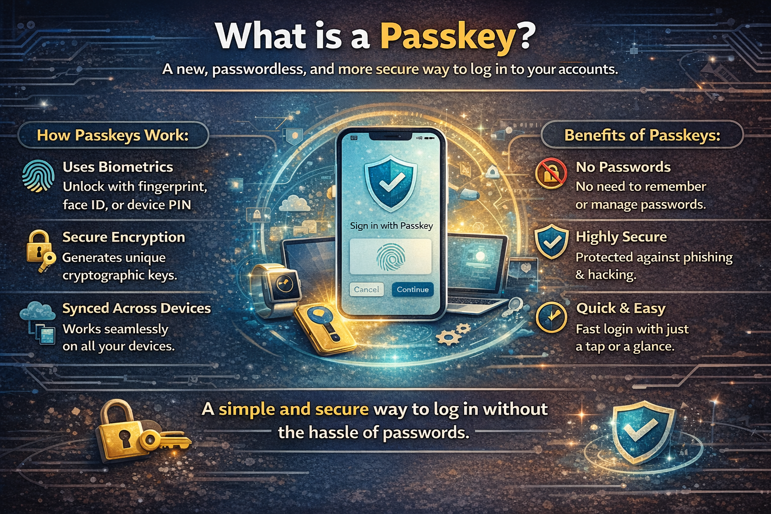 What is a passkey?