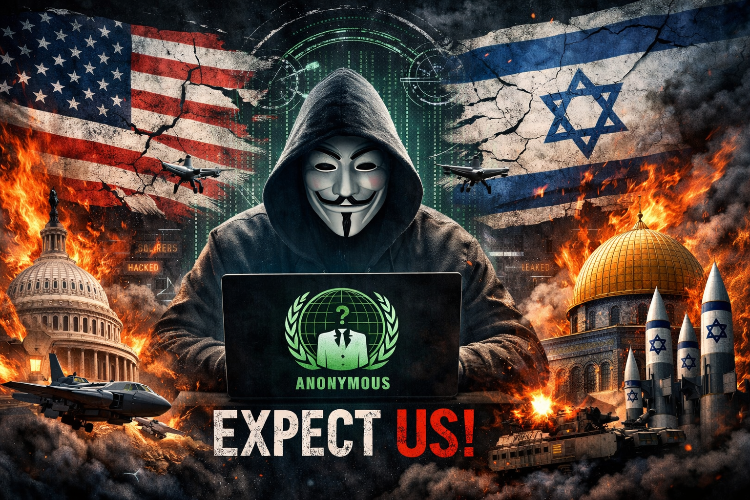 Anonymous vs US-Israel Alliance: Why Iran Is Gaining Support Online