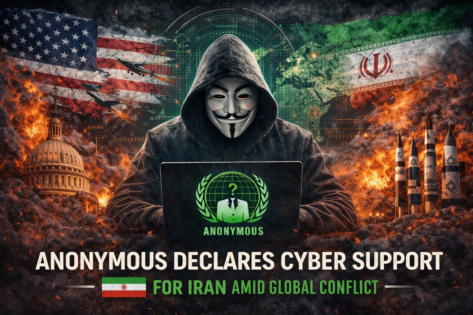 Anonymous Declares Cyber Support for Iran Amid Global Conflict