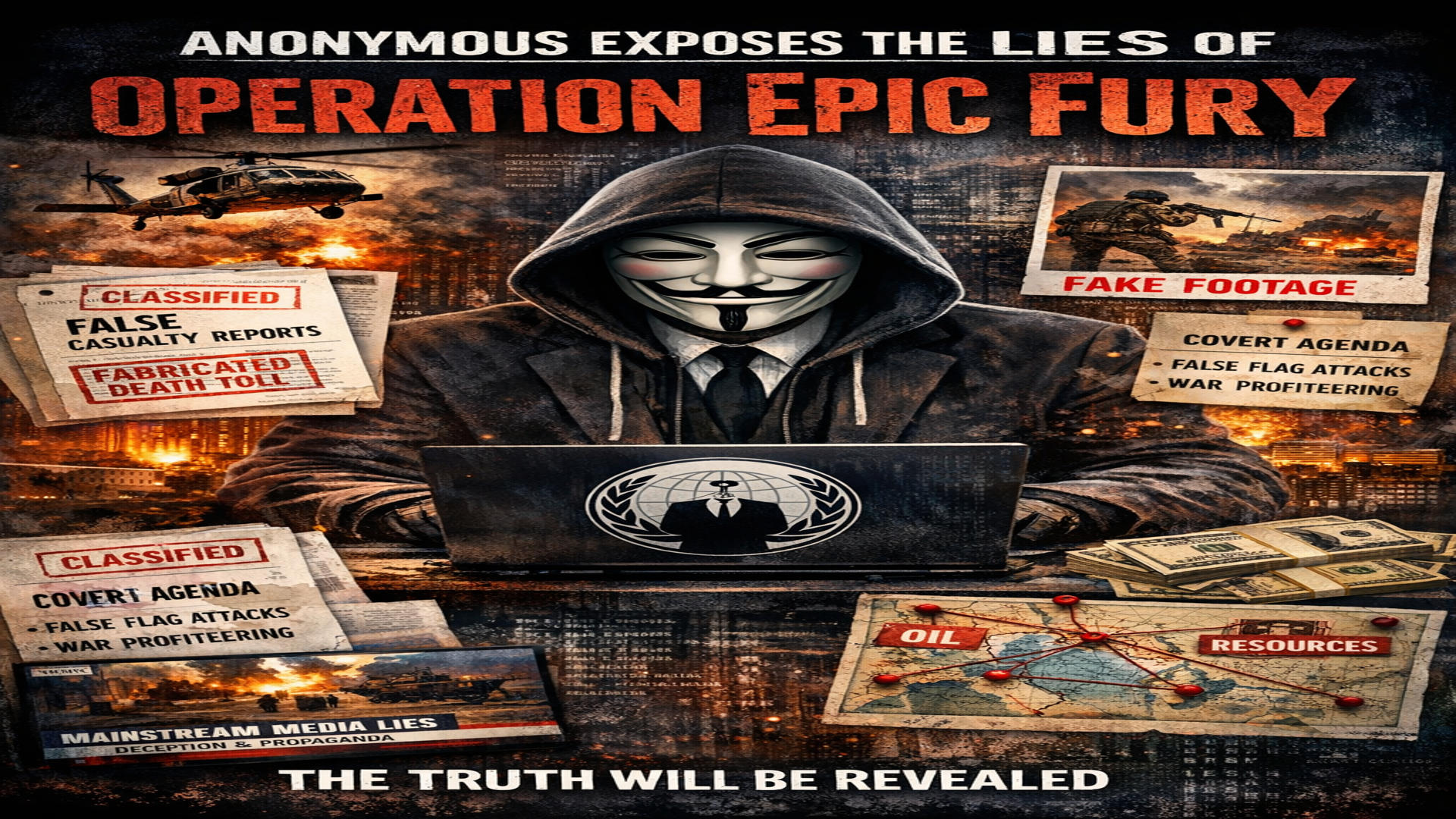 Anonymous Exposes the Lies of Operation Epic Fury