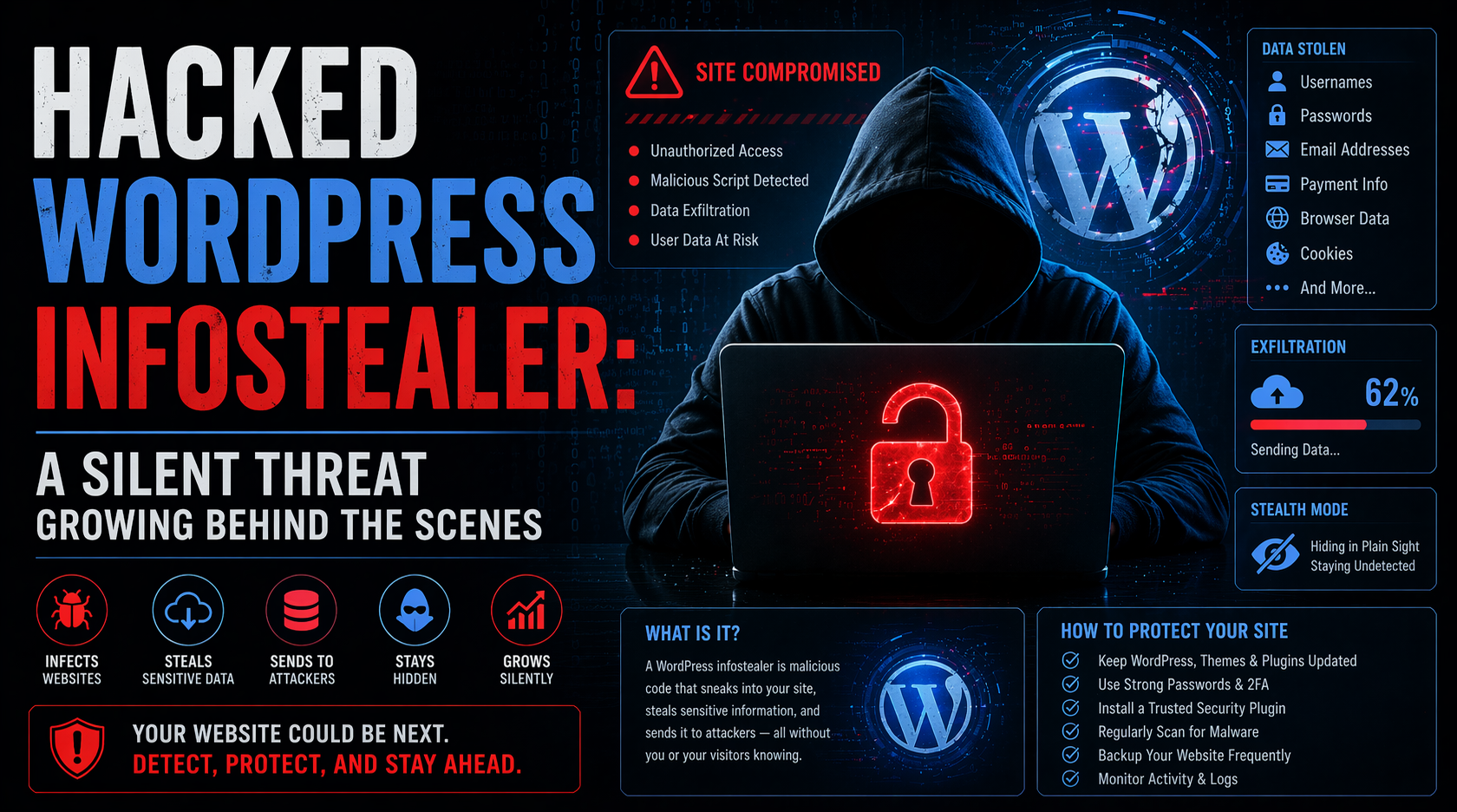 Hacked WordPress Infostealer: A Silent Threat Growing Behind the Scenes