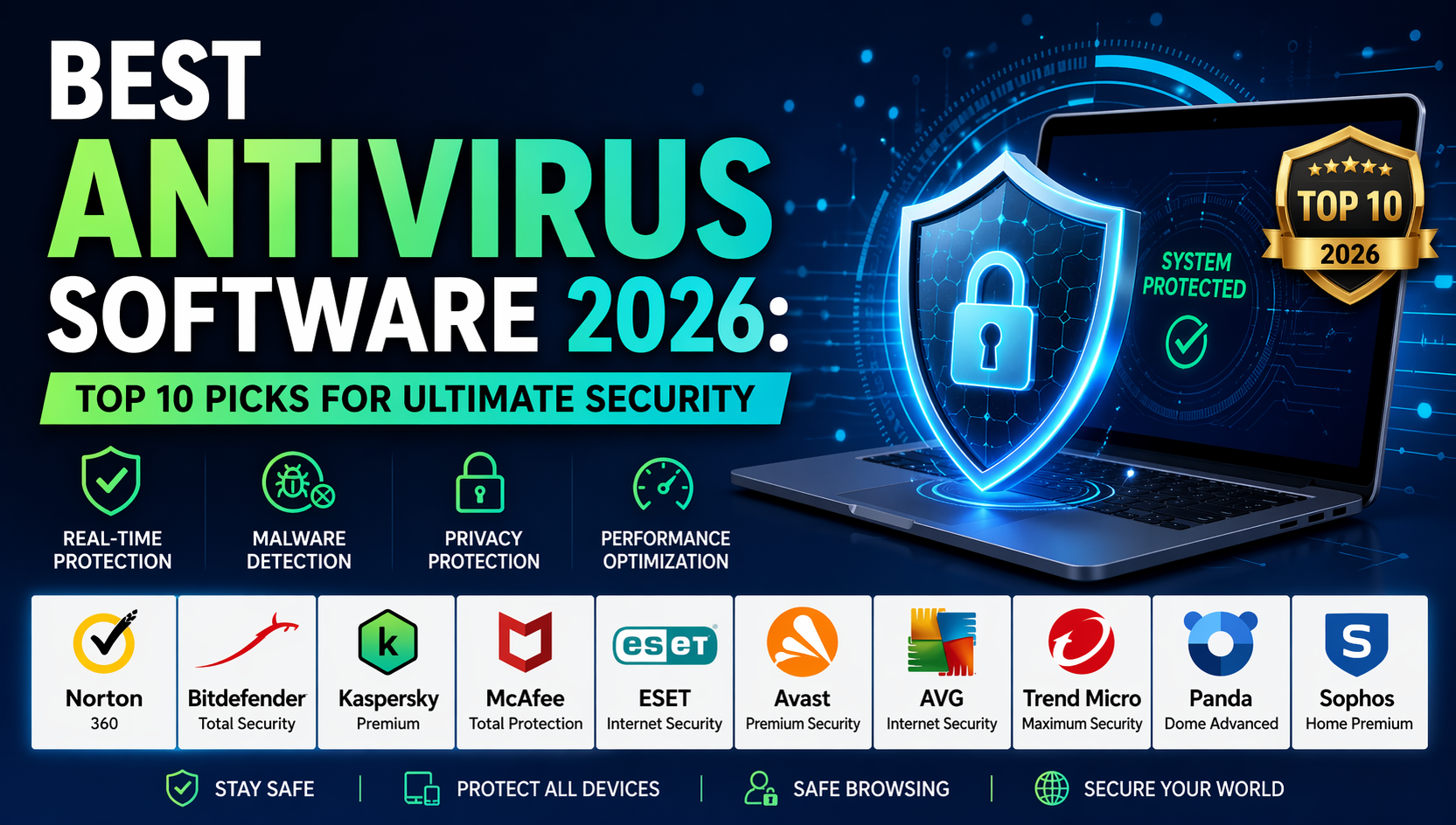 Best Antivirus Software 2026: Top 10 Picks for Ultimate Security