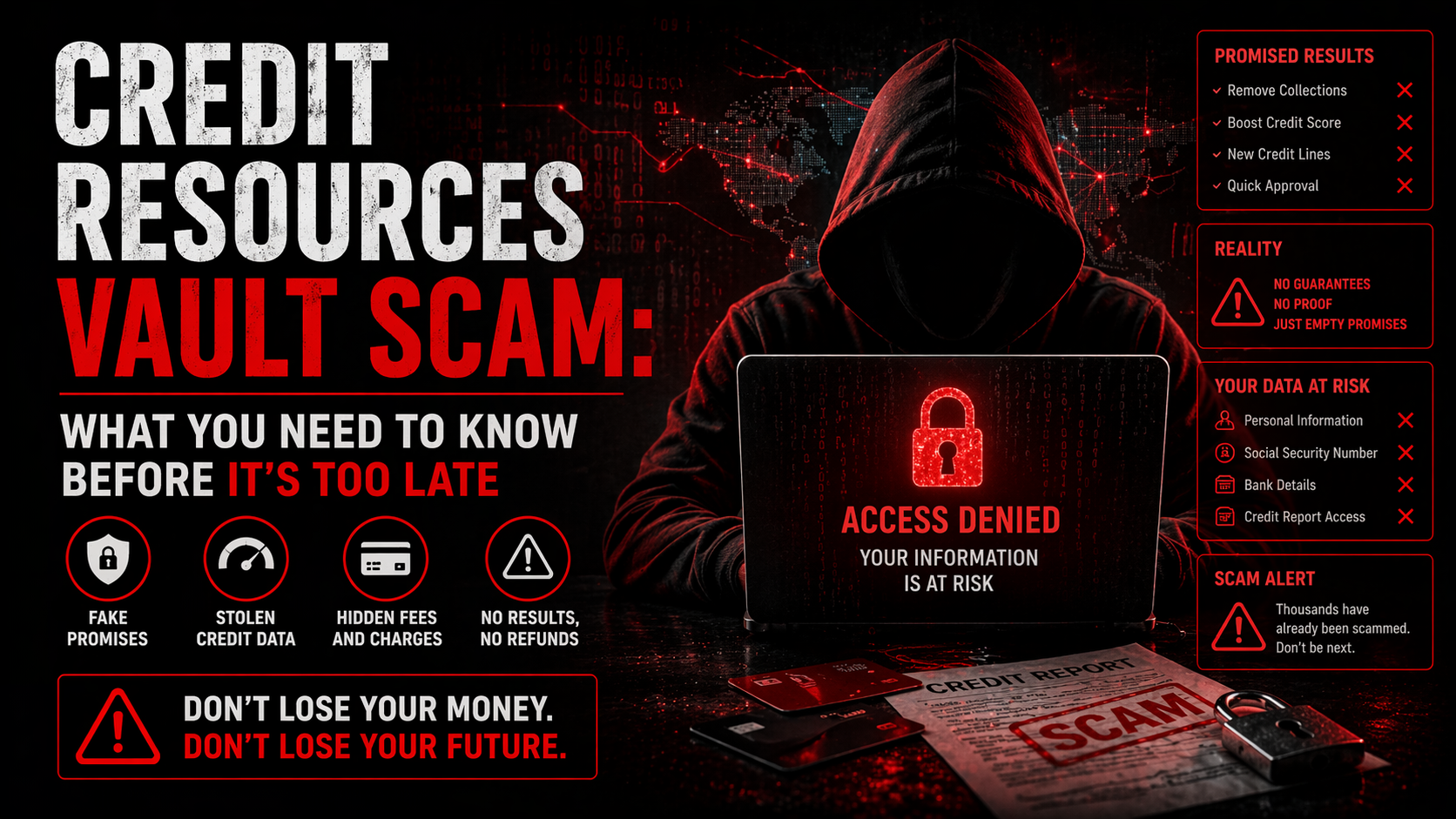Credit Resources Vault Scam: What You Need to Know Before It’s Too Late
