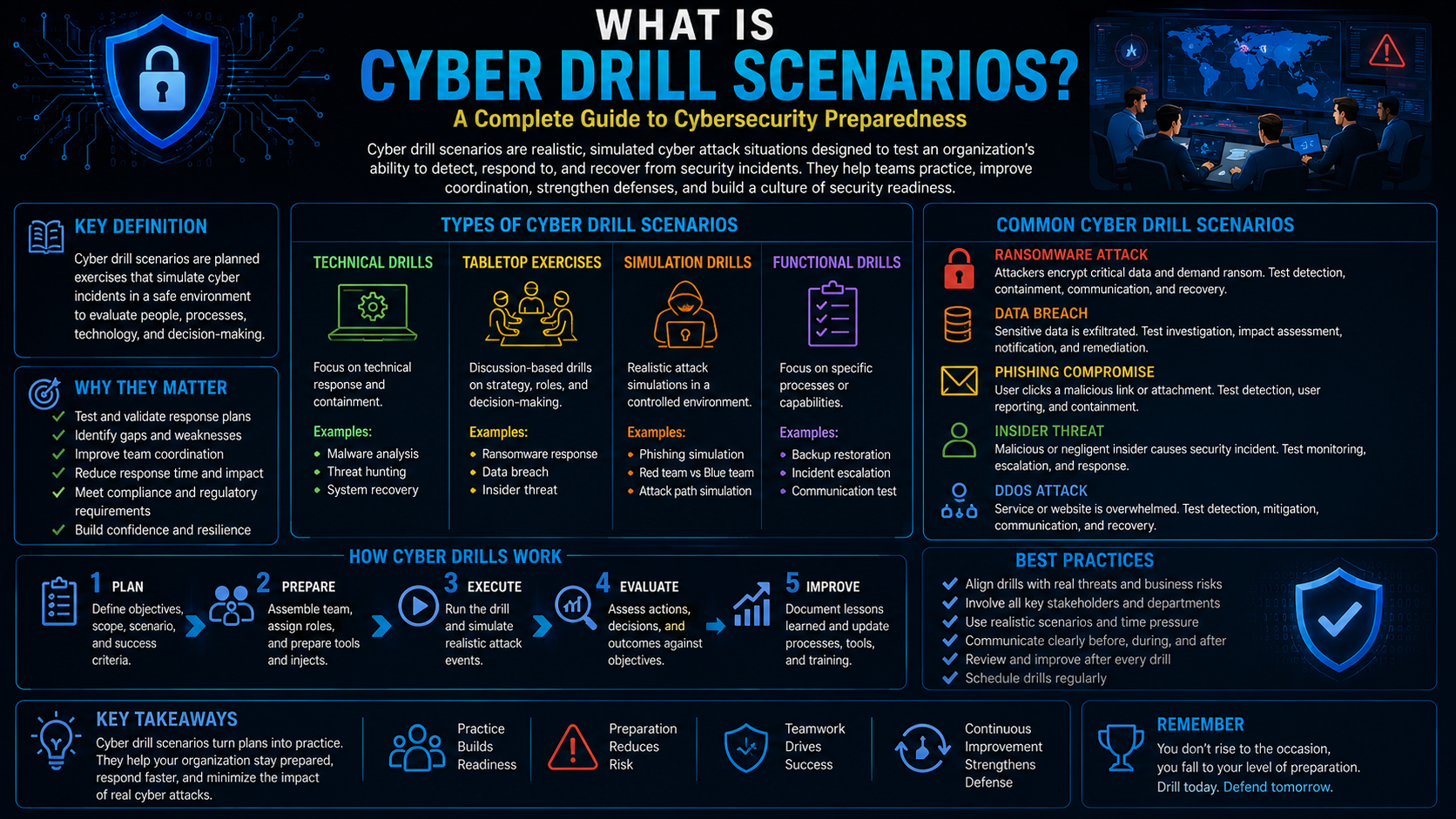 What Is Cyber Drill Scenarios? A Complete Guide to Cybersecurity Preparedness