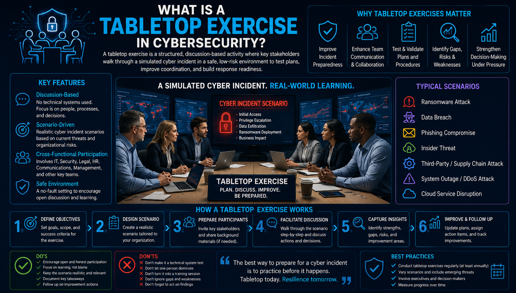 What is a Tabletop Exercise in Cybersecurity?