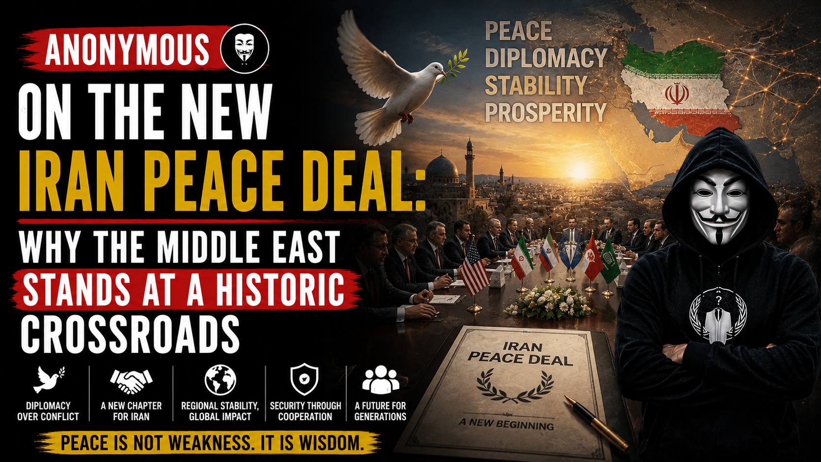 Anonymous on the New Iran Peace Deal: Why the Middle East Stands at a Historic Crossroads