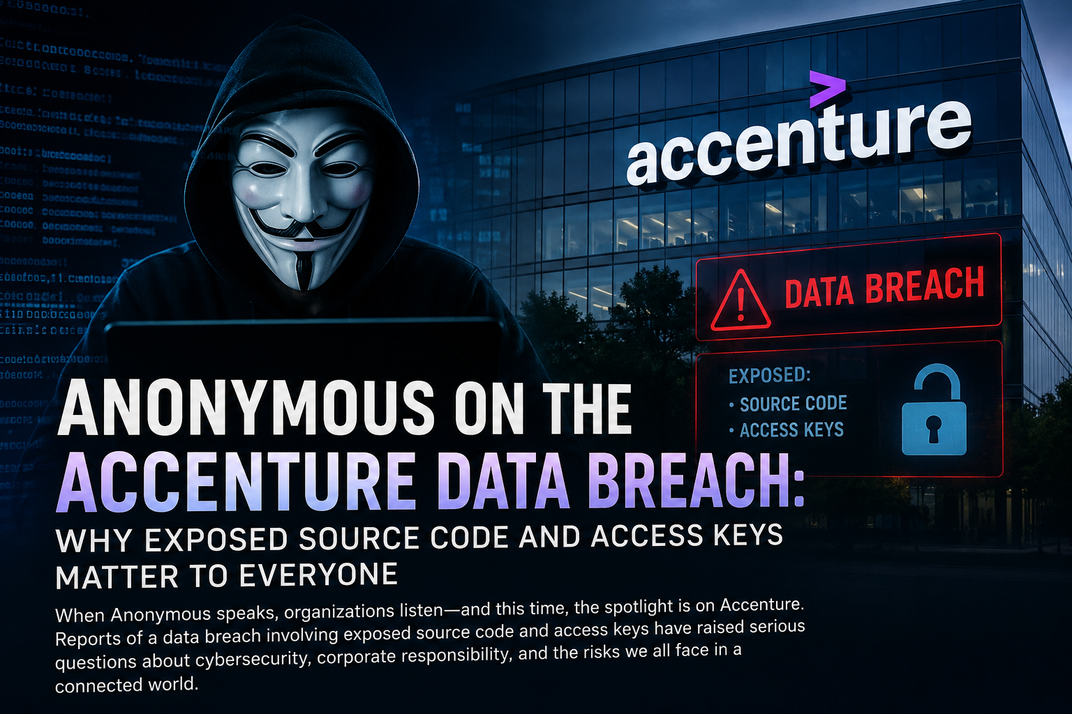 Anonymous on the Accenture Data Breach: Why Exposed Source Code and Access Keys Matter to Everyone
