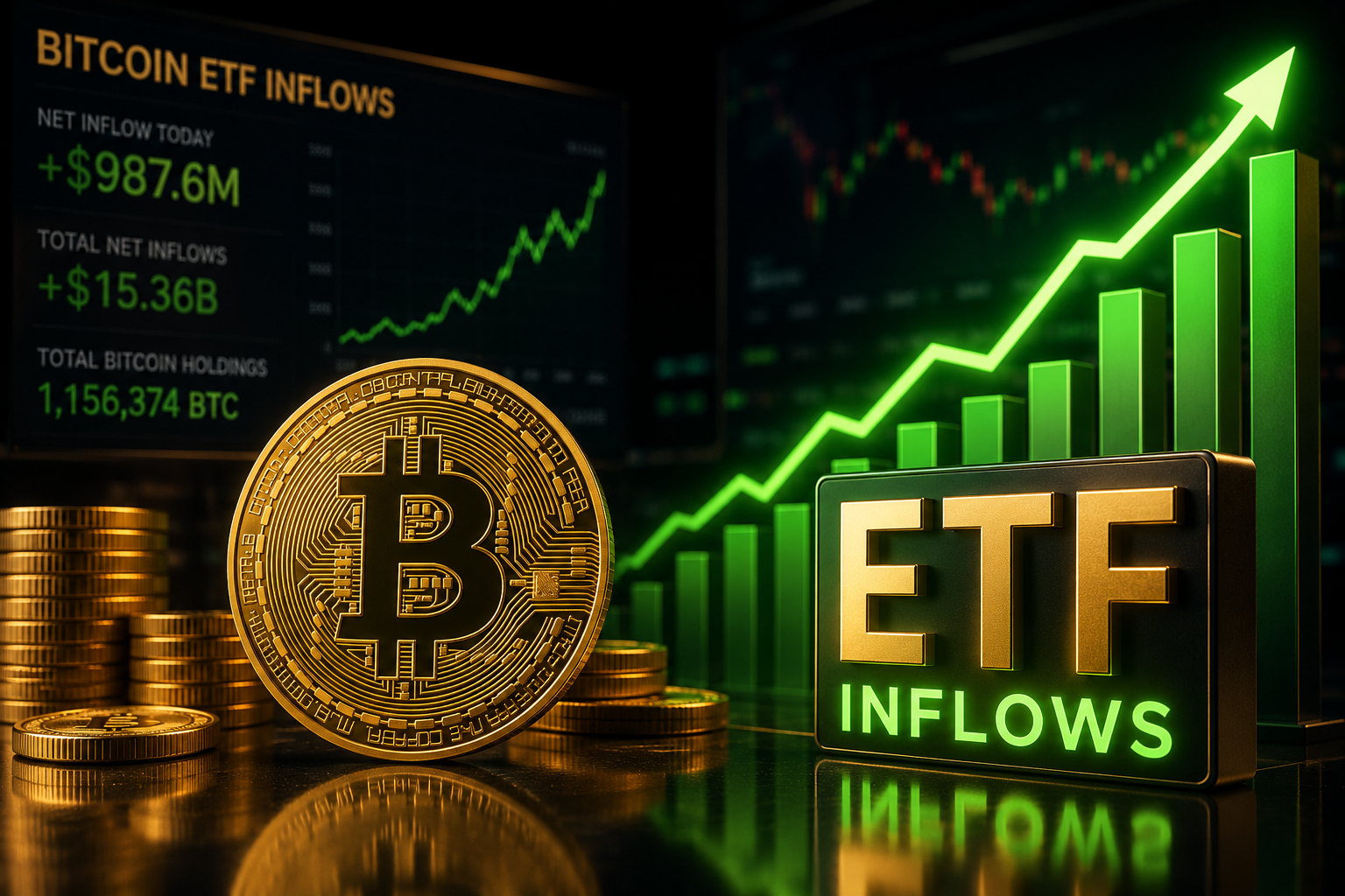 Bitcoin ETF Inflows Near $1 Billion: Is the Next Bull Run Beginning?