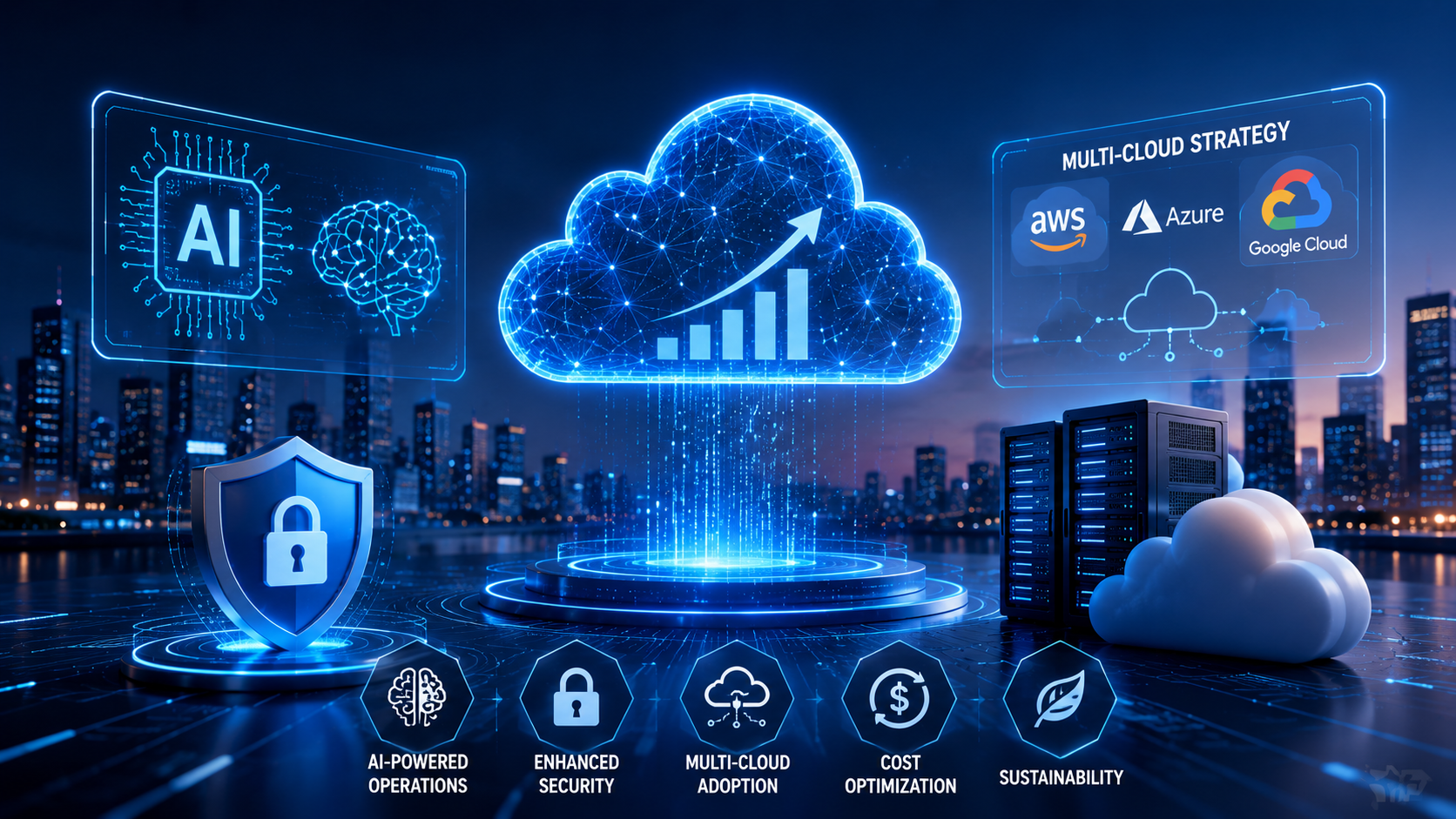 Cloud Computing Trends 2026: AI, Security, and Multi-Cloud Strategies