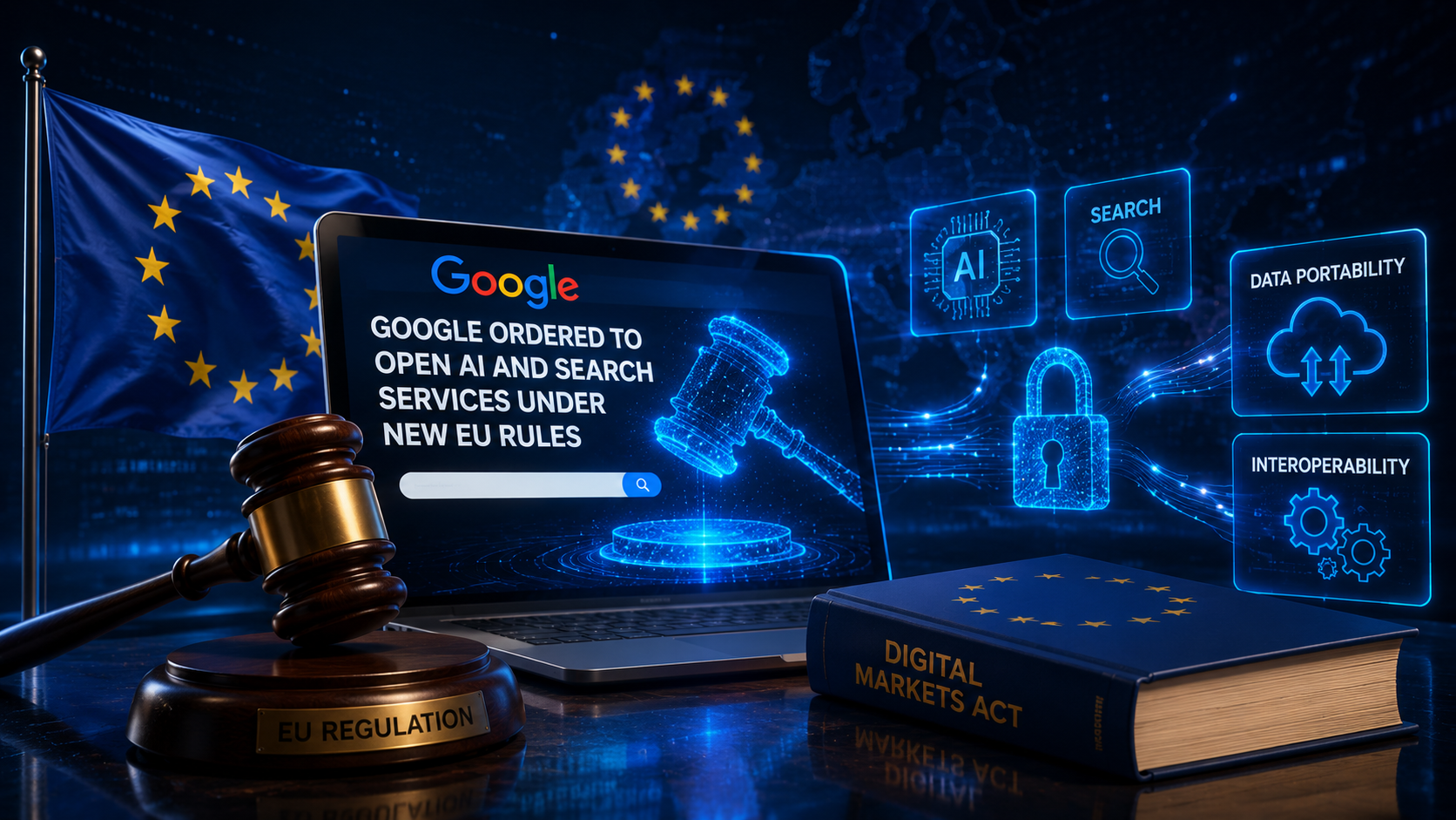 Google Ordered to Open AI and Search Services Under New EU Rules