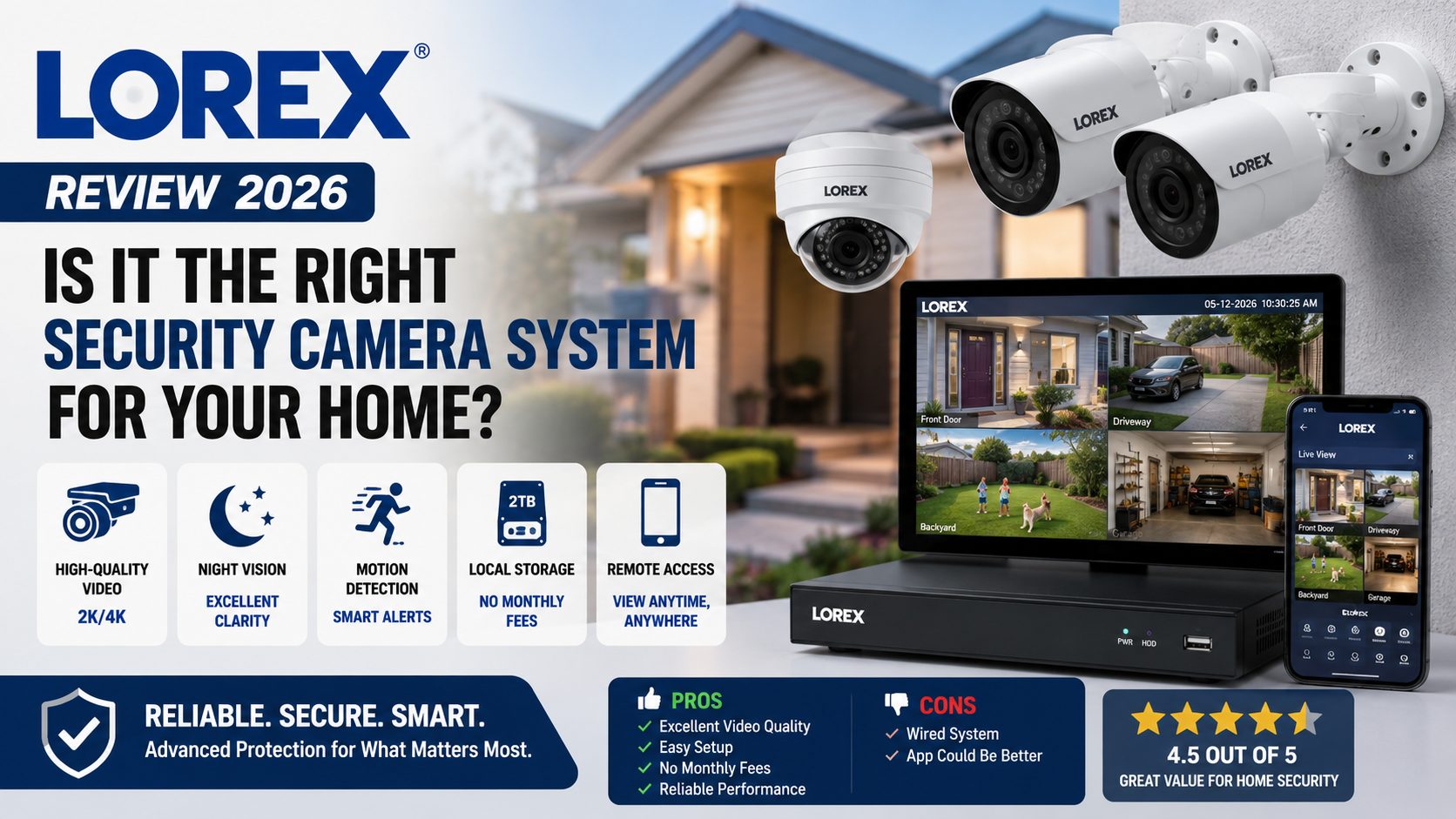 Lorex Review 2026: Is It the Right Security Camera System for Your Home?