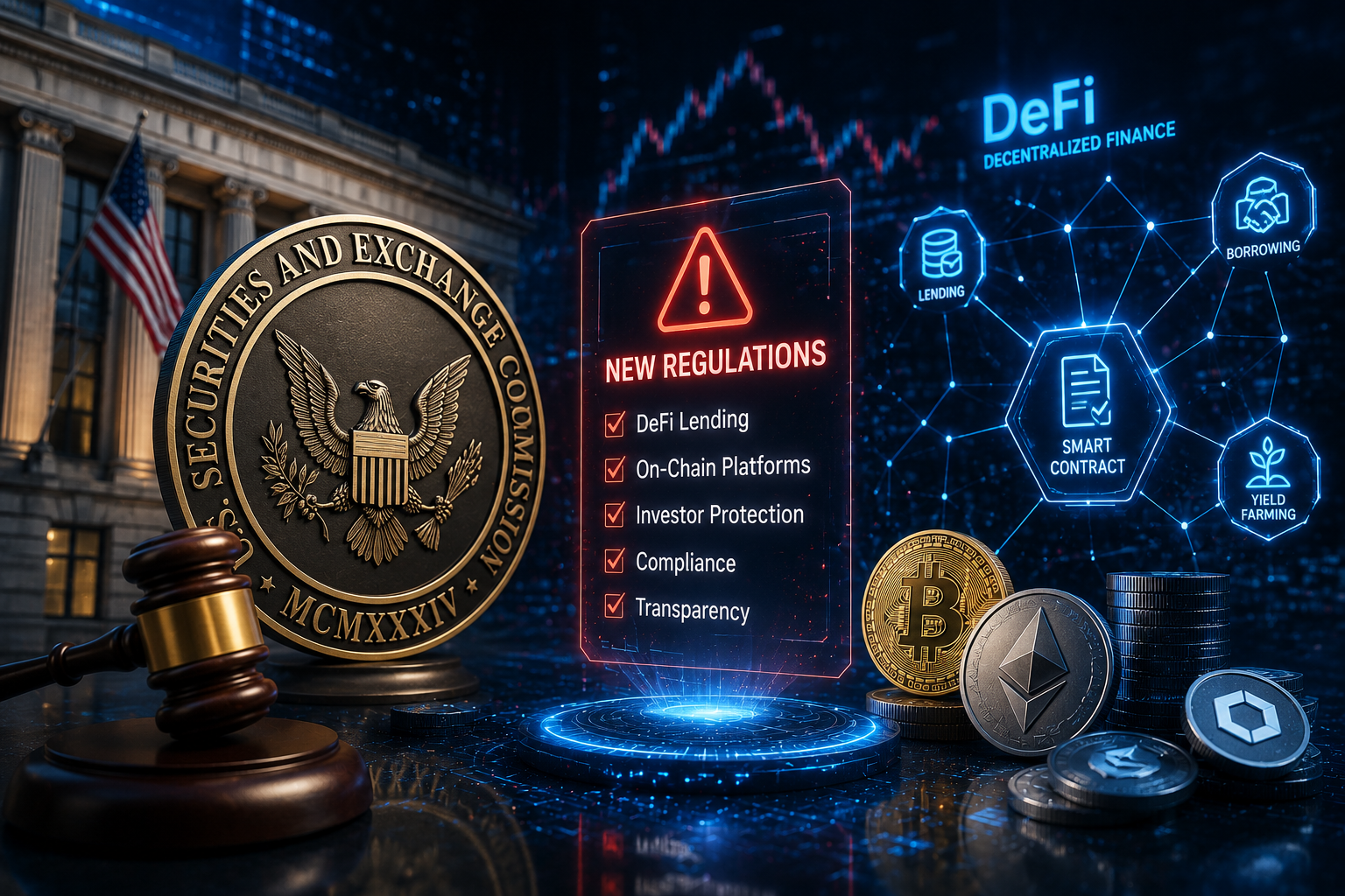 SEC Signals Tougher Rules for DeFi Lending and On-Chain Investment Platforms